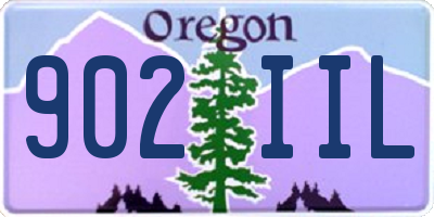 OR license plate 902IIL
