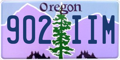 OR license plate 902IIM