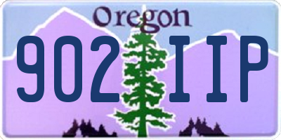 OR license plate 902IIP