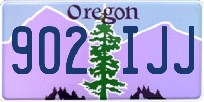 OR license plate 902IJJ