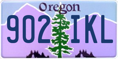 OR license plate 902IKL