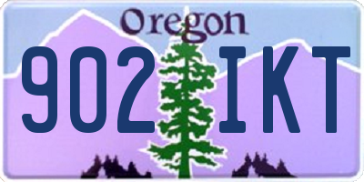 OR license plate 902IKT