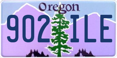 OR license plate 902ILE