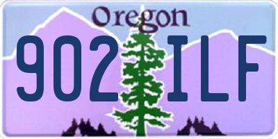 OR license plate 902ILF