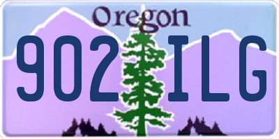 OR license plate 902ILG