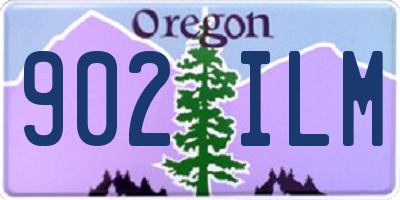 OR license plate 902ILM