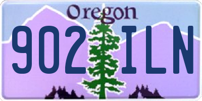 OR license plate 902ILN