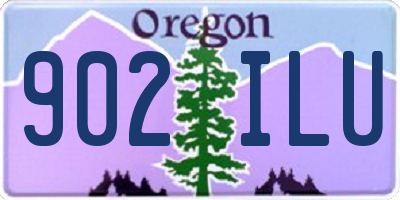 OR license plate 902ILU