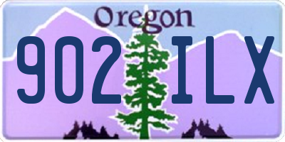 OR license plate 902ILX