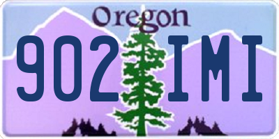 OR license plate 902IMI