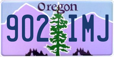 OR license plate 902IMJ