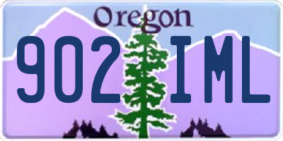 OR license plate 902IML