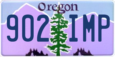 OR license plate 902IMP