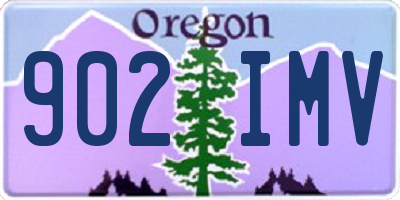 OR license plate 902IMV