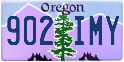 OR license plate 902IMY