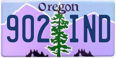 OR license plate 902IND