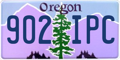 OR license plate 902IPC