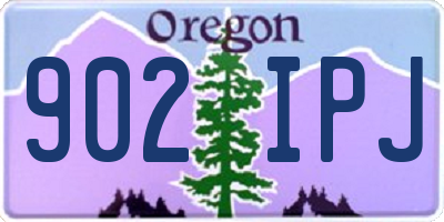 OR license plate 902IPJ
