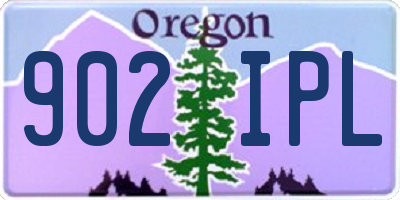 OR license plate 902IPL