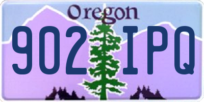 OR license plate 902IPQ