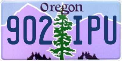 OR license plate 902IPU