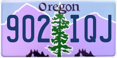 OR license plate 902IQJ