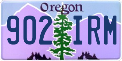 OR license plate 902IRM