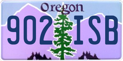 OR license plate 902ISB