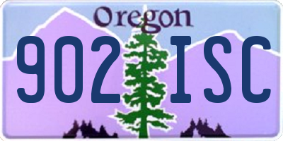 OR license plate 902ISC