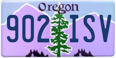 OR license plate 902ISV