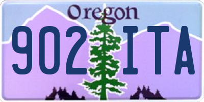 OR license plate 902ITA