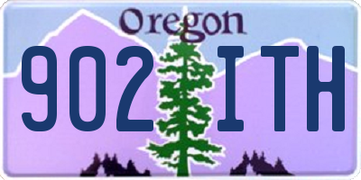 OR license plate 902ITH