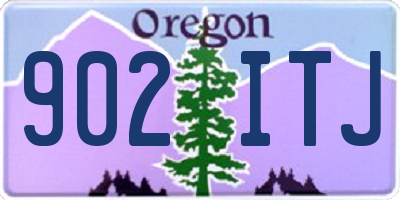 OR license plate 902ITJ