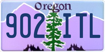 OR license plate 902ITL