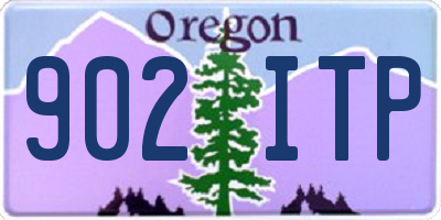 OR license plate 902ITP