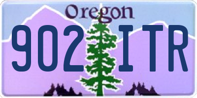 OR license plate 902ITR