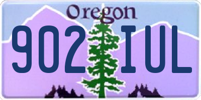 OR license plate 902IUL
