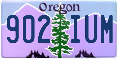 OR license plate 902IUM