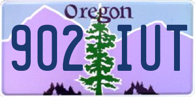 OR license plate 902IUT