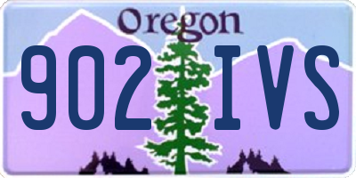 OR license plate 902IVS