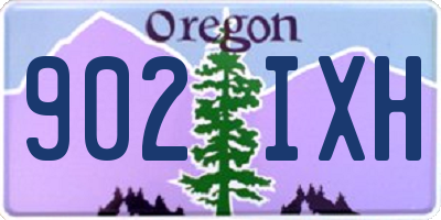 OR license plate 902IXH