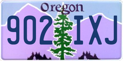 OR license plate 902IXJ