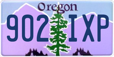 OR license plate 902IXP
