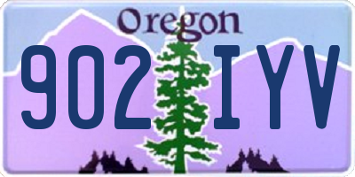 OR license plate 902IYV