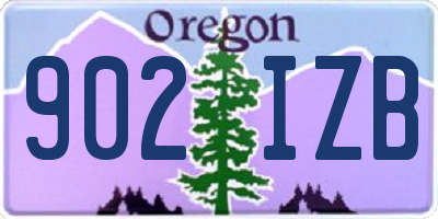 OR license plate 902IZB