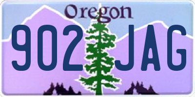 OR license plate 902JAG