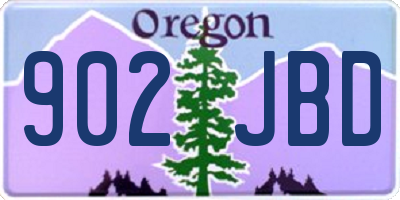 OR license plate 902JBD