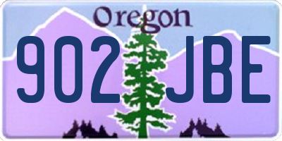 OR license plate 902JBE