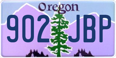 OR license plate 902JBP