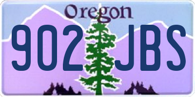 OR license plate 902JBS